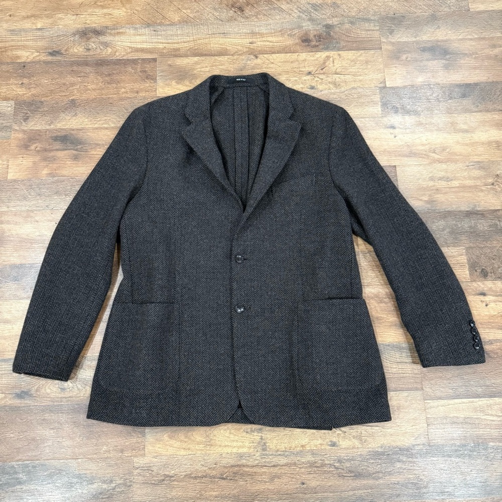 Todd Snyder Blazer 44R Gray Virgin Wool Tweed Sport Coat Blazer Jacket